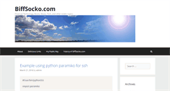Desktop Screenshot of biffsocko.com